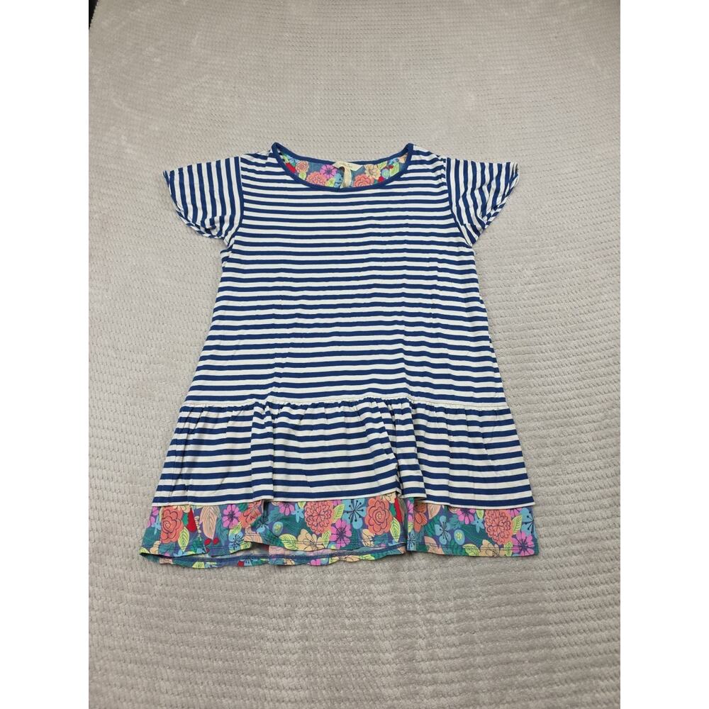 Matilda Jane Shirt Womens Medium Striped Floral Tunic